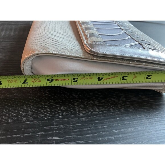 Tre Zeta Abstract Art Leather Crossbody Bag Italy VTG Y2K 90s - Picture 10 of 10